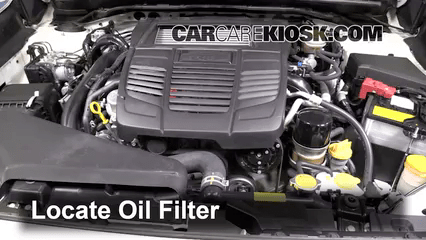 Oil & Filter Change Subaru WRX (2013-2019) - 2015 Subaru WRX Limited 2